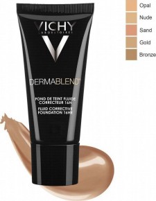 VICHY - Dermablend Fluid 25 Nude Διορθωτικό Υγρό Make-up Υψηλής Κάλυψης SPF35 30ml