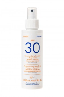 KORRES - Yoghurt Sunscreen Emulsion Body - Face SPF30 Αντηλιακό Γαλάκτωμα Σώματος - Προσώπου 150ml