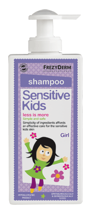 FREZYDERM - Sensitive Kids Shampoo Girls Απαλό Σαμπουάν Για Κορίτσια 200ml