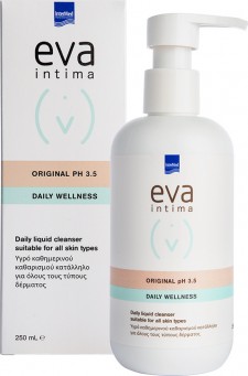 INTERMED - EVA Intima Wash Original PH3,5 Daily Wellness Υγρό Καθαρισμού για την Ευαίσθητη Περιοχή 250ml