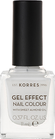 KORRES - Βερνίκι Νυχιών Gel Effect Nail Colour (No.01) Blanc White, 11ml