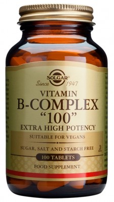 SOLGAR - Formula B -Complex Συμπλήρωμα Διατροφής με Σύμπλεγμα Βιταμινών B 100 Φυτικές Κάψουλες