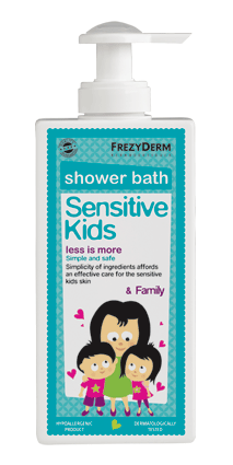 FREZYDERM - Sensitive Kids Shower Bath Ενυδατικό Αφρόλουτρο 200ml
