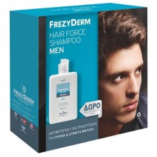 FREZYDERM - Promo Hair Force Shampoo Men Αγωγή Κατά Της Τριχόπτωσης Για Άνδρες 200ml + Δώρο 100ml