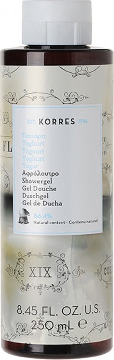 KORRES - Showergel Yoghurt Αφρόλουτρο Γιαούρτι, 250ml