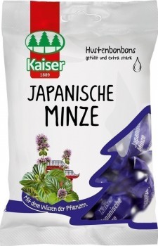KAISER - Japanische Minze Καραμέλες για το Λαιμό με Ιαπωνική Μέντα 90gr