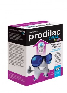 FREZYDERM - Prodilac Oral Kids Παιδικά Προβιοτικά για Στοματική Υγεία 3 Ετών+ Με Stevia 30 Μασώμενες Παστίλιες