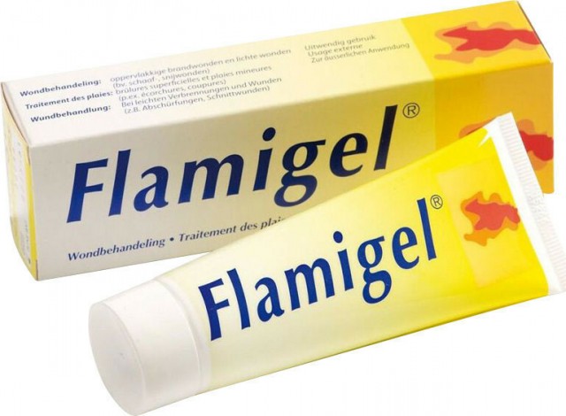 FLAMIGEL - Τζελ ιδανικό για την αντιμετώπιση Πληγών Ουλών και Εγκαυμάτων 50gr