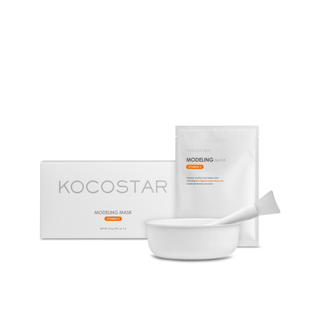 KOCOSTAR - Modeling Mask Vitamin C - Μάσκα Μοντελοποίησης με Βιταμίνη C για Λαμπερή και Ομοιόμορφη Επιδερμίδα 5τμχ