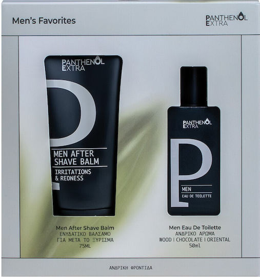 PANTHENOL EXTRA - Promo Mens Favorites - After Shave Balm 75ml & Men Eau de Toilette 50ml