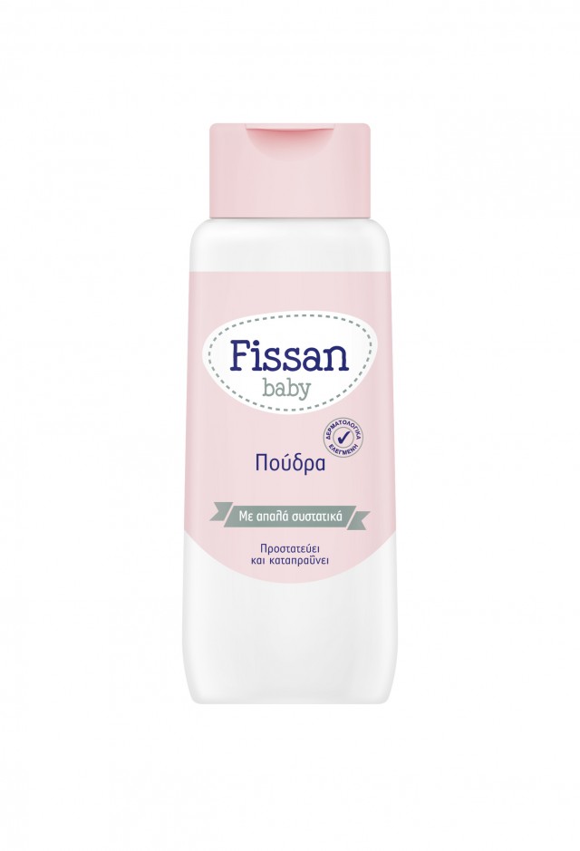 FISSAN - Baby Πούδρα, προστατεύει αποτελεσματικά το δέρμα από ερεθισμούς, 100 gr