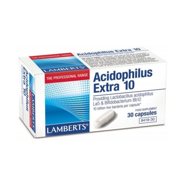 LAMBERTS - Acidophilus Extra 10 Milk Free 30caps