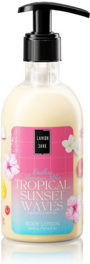 LAVISH CARE - Tropical Sunset Waves Body Lotion - Κρέμα Χεριών & Σώματος 300ml