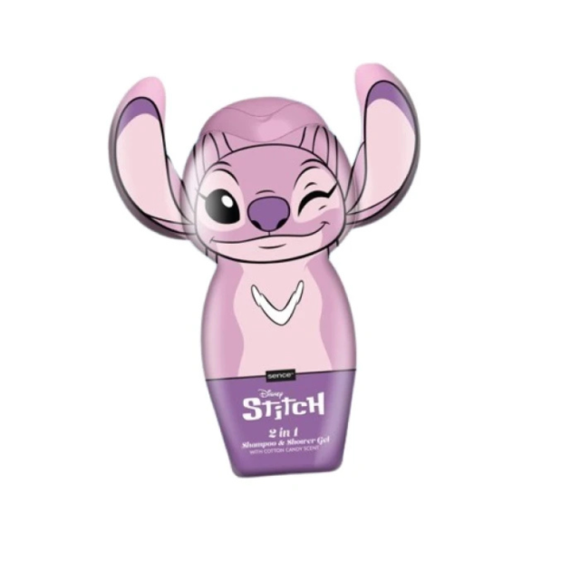 DISNEY - Stitch Shampoo and Shower Gel 3D Angel Ροζ 300ml