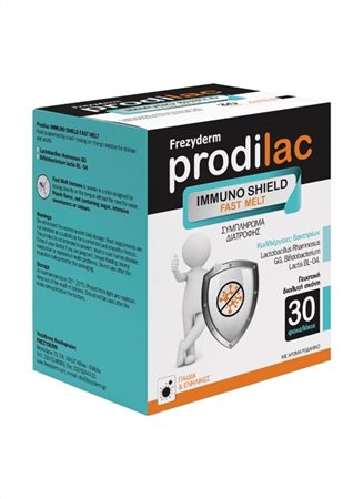 FREZYDERM - Prodilac Immuno Shield Fast Melt 30 Φακελάκια - Προβιοτικά Για Τη Στήριξη Του Ανοσοποιητικού Για Παιδιά & Ενήλικες