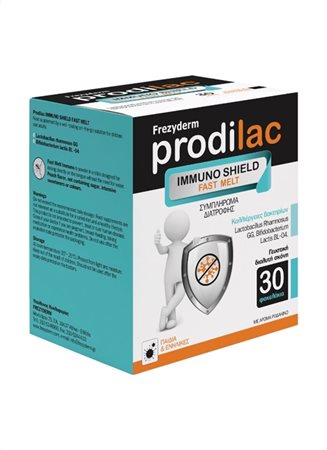 FREZYDERM - Prodilac Immuno Shield Fast Melt 30 Φακελάκια - Προβιοτικά Για Τη Στήριξη Του Ανοσοποιητικού Για Παιδιά & Ενήλικες