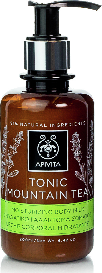 APIVITA - Tonic Mountain Tea Body Milk Γαλάκτωμα Σώματος 200ml