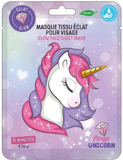 TAKE CARE - Unicorn Glow Face Sheet Mask Μάσκα Προσώπου για Λάμψη 25ml 1τμχ