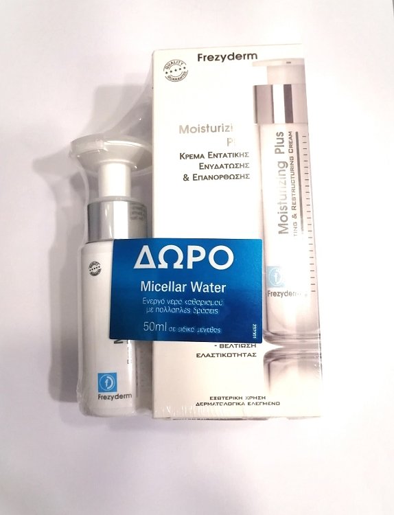 FREZYDERM - Promo Moisturizing Plus Cream 30+ Ενυδατική Κρέμα Προσώπου & Λαιμού 50ml & ΔΩΡΟ Micellar Water 50ml