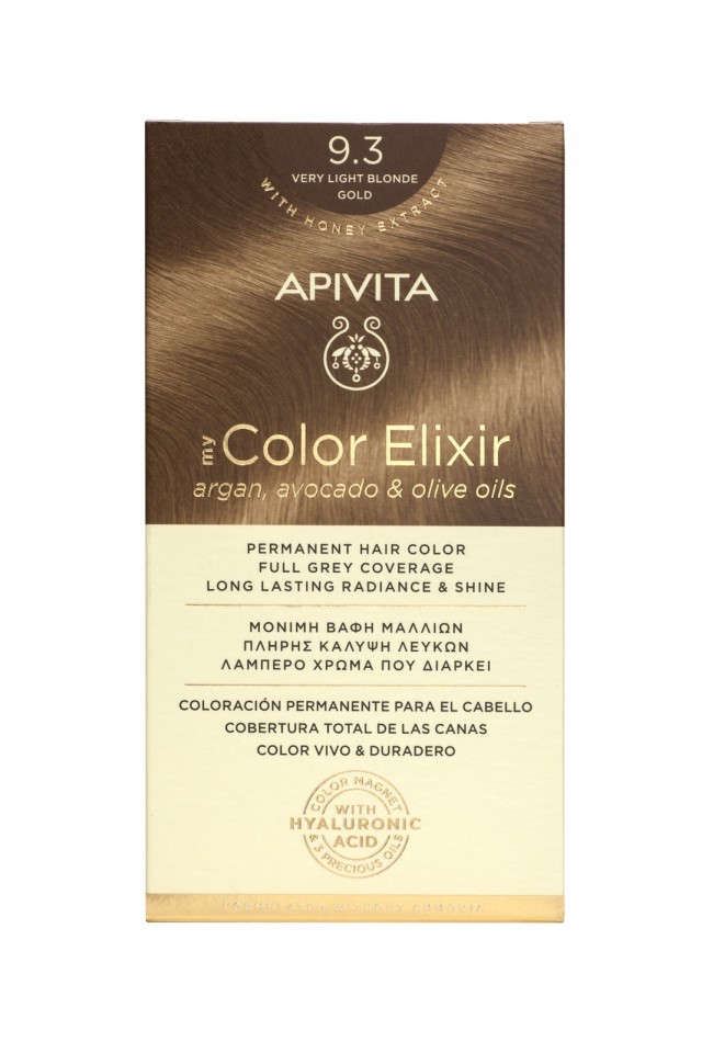 APIVITA - My Color Elixir No9.3 Ξανθό Πολύ Ανοιχτό Μελί 125ml