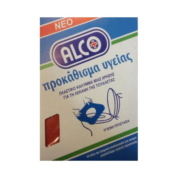 ALCO - Προκάθισμα Υγείας μιας Χρήσης για Λεκάνη Τουαλέτας 10τμχ