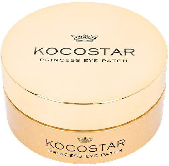 KOCOSTAR - Princess Gold Eye Patch Micro Hole Hydrogel - Μάσκα Ματιών για Ενυδάτωση - Αντιγήρανση 60τμχ