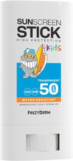 FREZYDERM - Sunscreen Stick Kids SPF50 - Διάφανο Παιδικό Αντηλιακό Stick Προσώπου & Σώματος 20ml