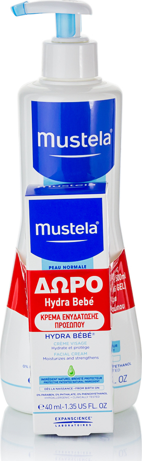 MUSTELA - Promo Hydra Bebe Lait Corps 300ml Γαλάκτωμα Σώματος για Μωρά + ΔΩΡΟ Hydra Bebe 40ml Ενυδατική Κρέμα Προσώπου