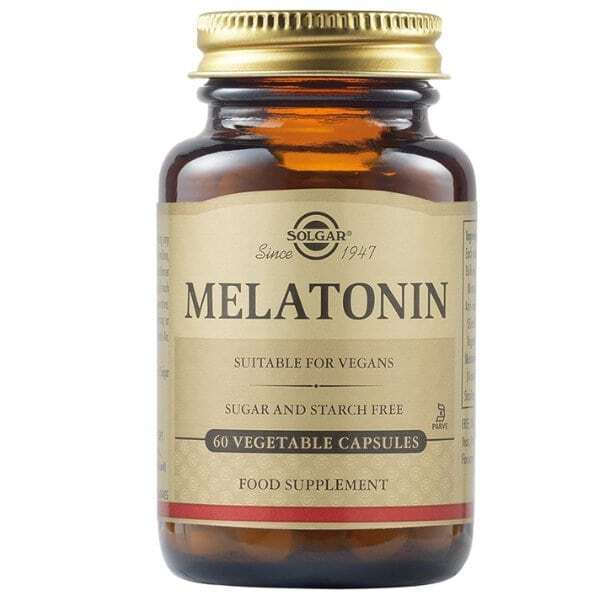 SOLGAR - Melatonin Συμπλήρωμα για τον Ύπνο 60 φυτικές κάψουλες