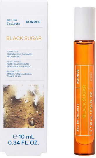 KORRES - Black Sugar Eau De Toilette Roll On 10ml