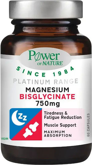 POWER HEALTH - Platinum Range Magnesium Bisglycinate 750 mg 60caps