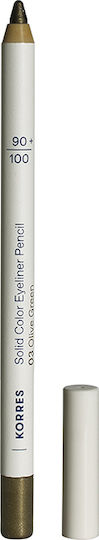 KORRES - Solid Color Eyeliner Pencil 03 Olive Green 1,2gr