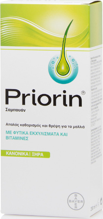 PRIORIN - Shampoo Για Κανονικά - Ξηρά Μαλλιά 200ml