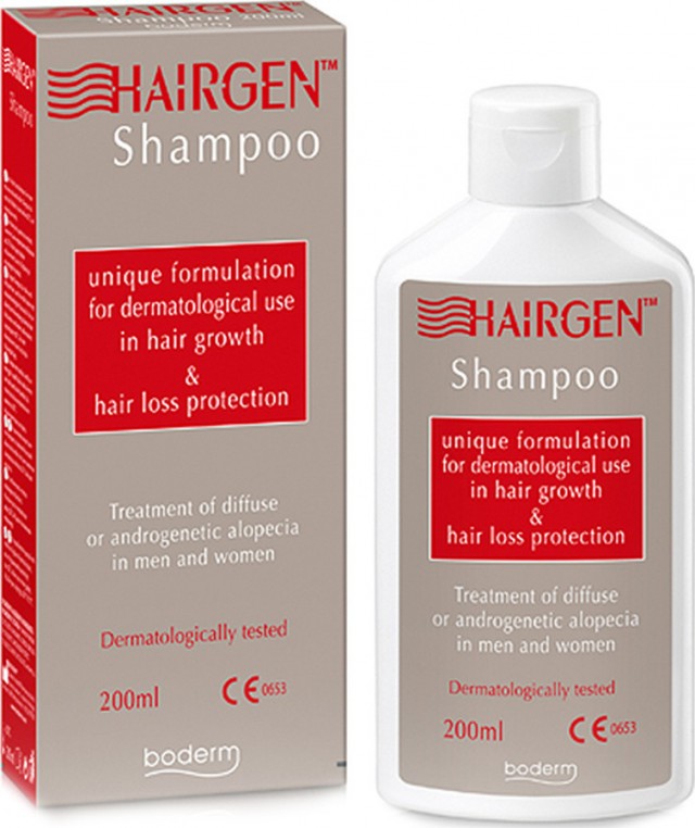 BODERM - Hairgen Shampoo Σαμπουάν για την Αντιμετώπιση της Τριχόπτωσης 200ml