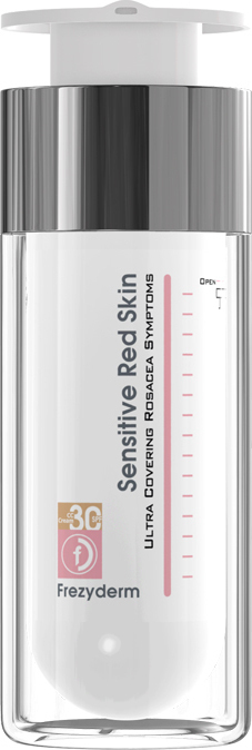 FREZYDERM - CC Sensitive Red Skin Tinted SPF30 Ενυδατική Κρέμα Προσώπου με Χρώμα για Αντιδραστική Επιδερμίδα 30ml