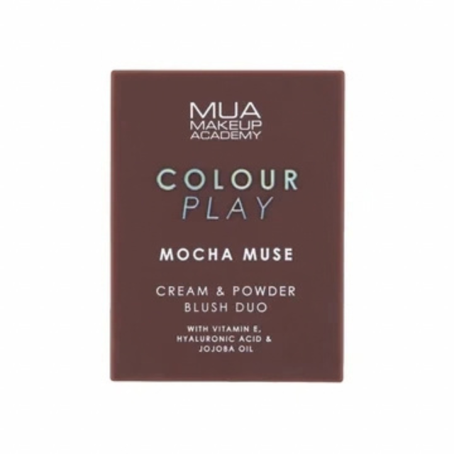 MUA - Colour Play Cream & Powder Blush Duo Mocha Muse Κρεμώδες Πουδρένιο Ρουζ