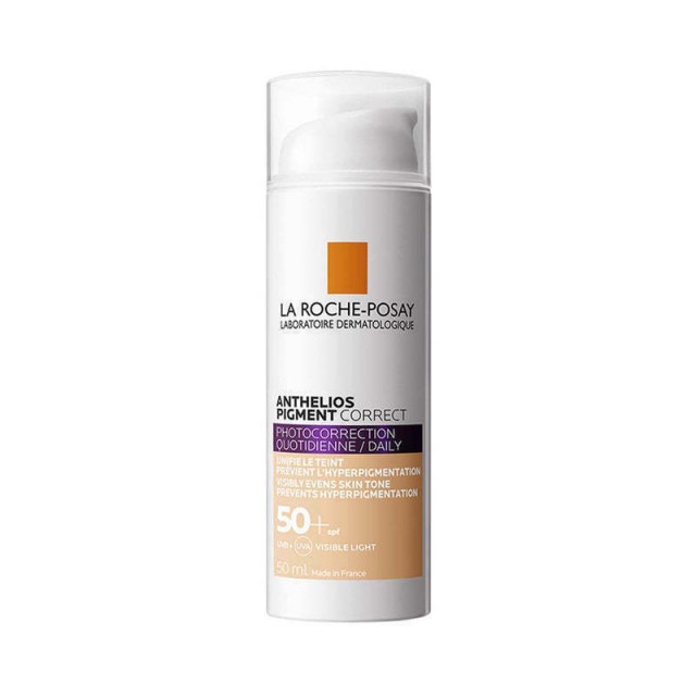 LA ROCHE POSAY - Anthelios Pigment Correct Photocorrection Daily Αντηλιακό Προσώπου SPF50 με Χρώμα 50ml