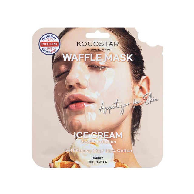 KOCOSTAR - Waffle Mask Ice Cream - Μάσκα Προσώπου για Σύσφιξη 40gr