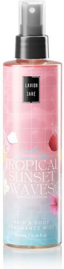 LAVISH CARE - Tropical Sunset Waves Hair & Body Mist - Αρωματικό Τονωτικό Σπρέι για Μαλλιά & Σώμα 200ml
