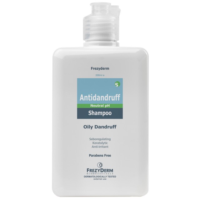 FREZYDERM - Antidandruff Shampoo Σαμπουάν Κατά της Λιπαρής Πιτυρίδας 200ml