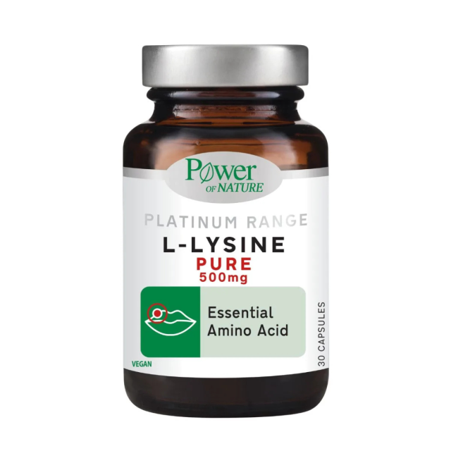POWER HEALTH - Platinum Range L-Lysine 500mg, Συμπλήρωμα Διατροφής 30caps