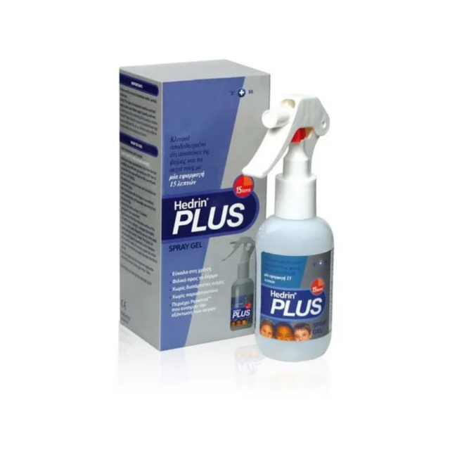 HEDRIN - Plus Spray Gel Υγρό τζελ για την εξάλειψη των φθειρών 100ml
