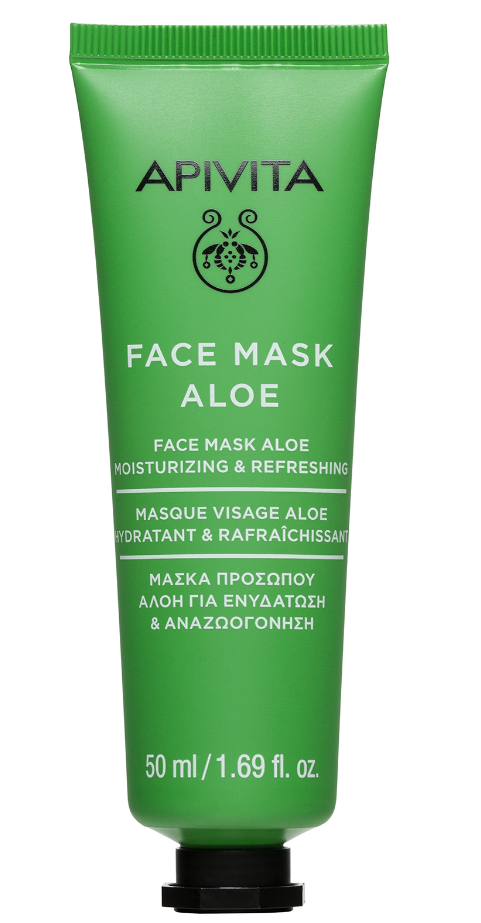 APIVITA  - Face Mask With Aloe Moisturizing Μάσκα Ενυδάτωσης 50ml