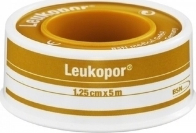 LEUKOPOR - Αυτοκόλλητη Υποαλλεργική Επιδεσμική Ταινία 1,25cm x 5m