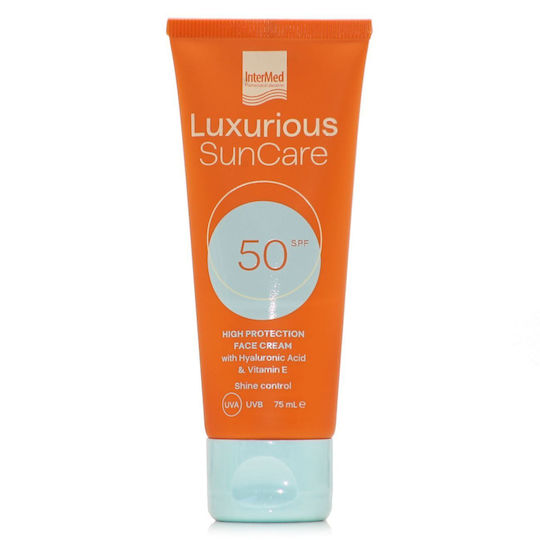 INTERMED - Luxurious SunCare High Protection Face Cream SPF50 Αντηλιακή Κρέμα Προσώπου 75ml