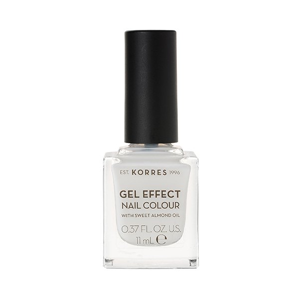 KORRES - Βερνίκι Νυχιών Gel Effect Nail Colour (No.02) Porcelain White, 11ml