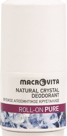MACROVITA - Natural Crystal Deodorant Roll-On Pure Φυσικός αποσμητικός κρύσταλλος - 50ml