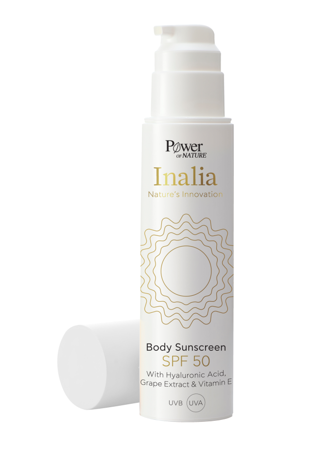 POWER HEALTH - Inalia Body Suncreen Αντηλιακή Κρέμα Σώματος SPF50 50ml