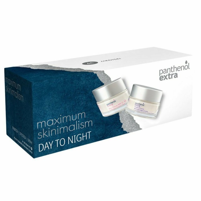 PANTHENOL EXTRA - Promo Maximun Skinimalism Day to Night Ενυδατική Κρέμα Ημέρας SPF15 50ml & Αντιγηραντική Κρέμα Νύχτας 50ml