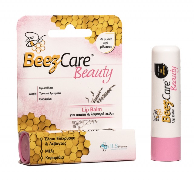 BEEZCARE - Beauty Lip Balm Κατάλληλο για Απαλά & Λαμπερά Χείλη 5,1g.